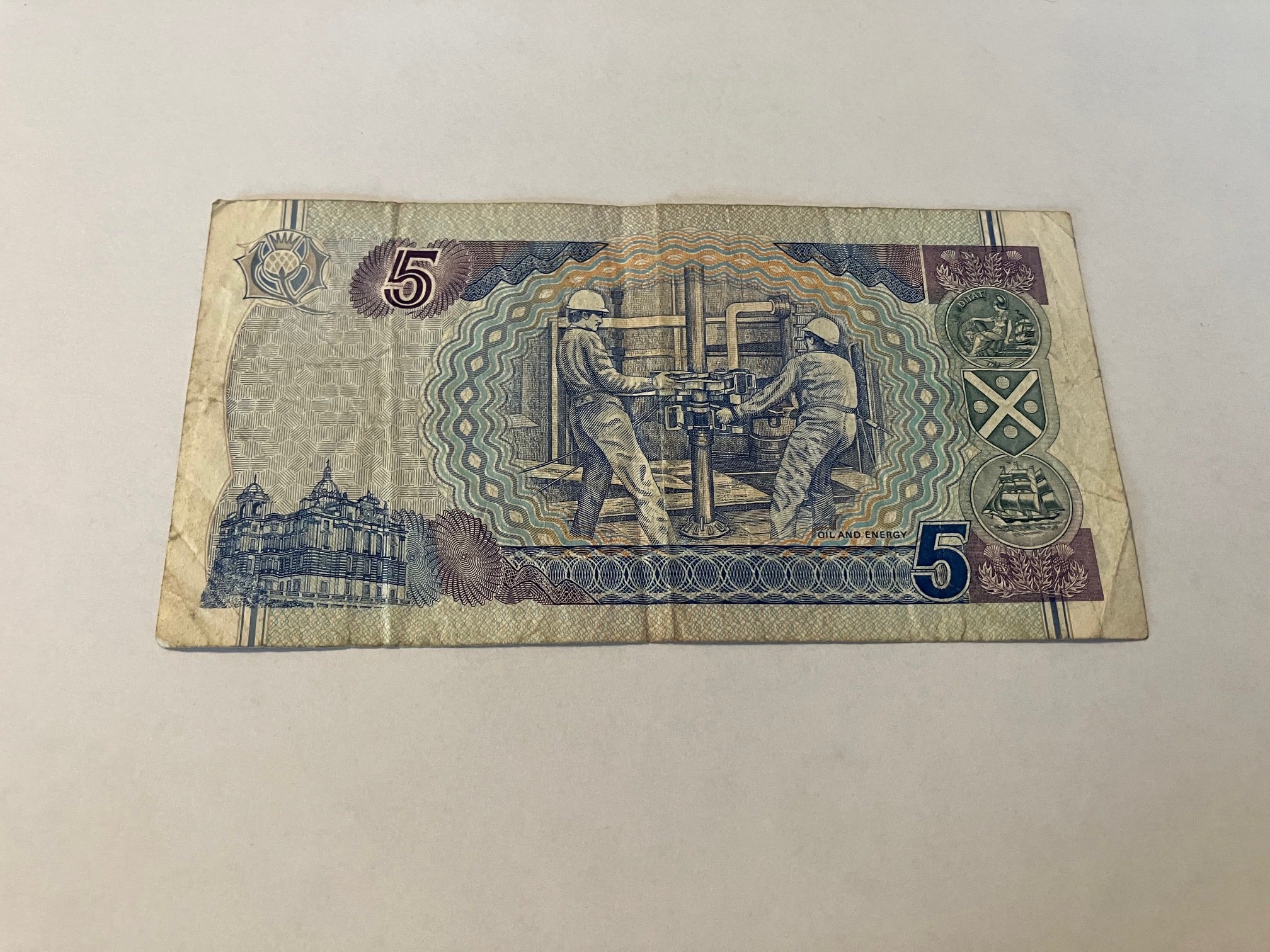 5 Pounds Scotland 1998