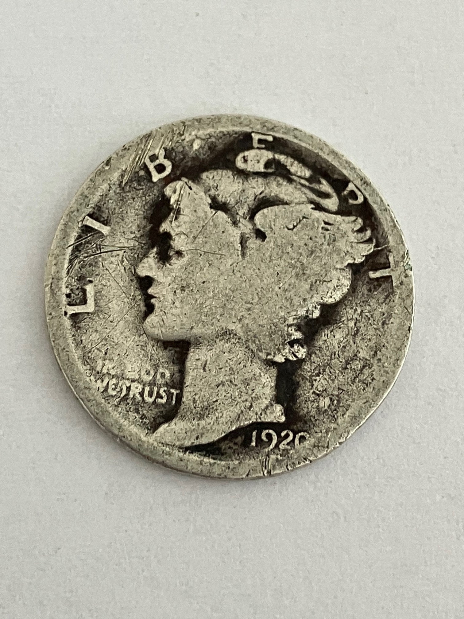 One Dime 1920 USA