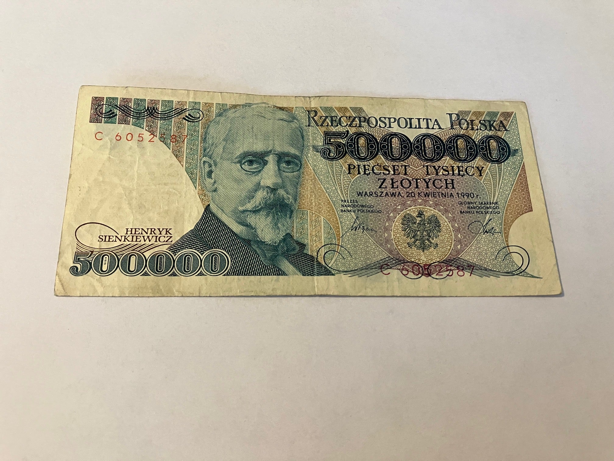 500000 Zlotych Poland 1990