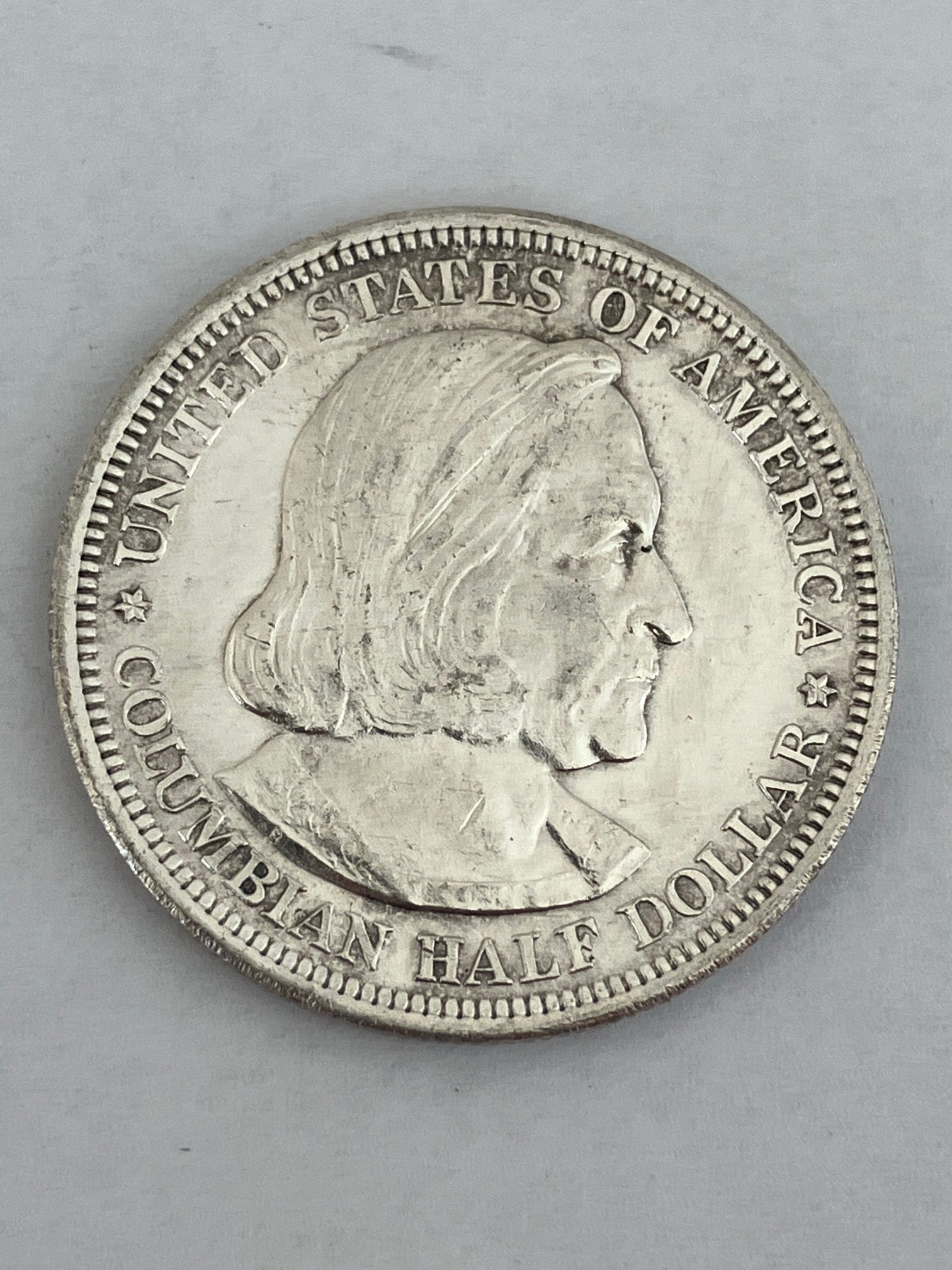 Half Dollar Columbian Exposition USA 1892 - Renset