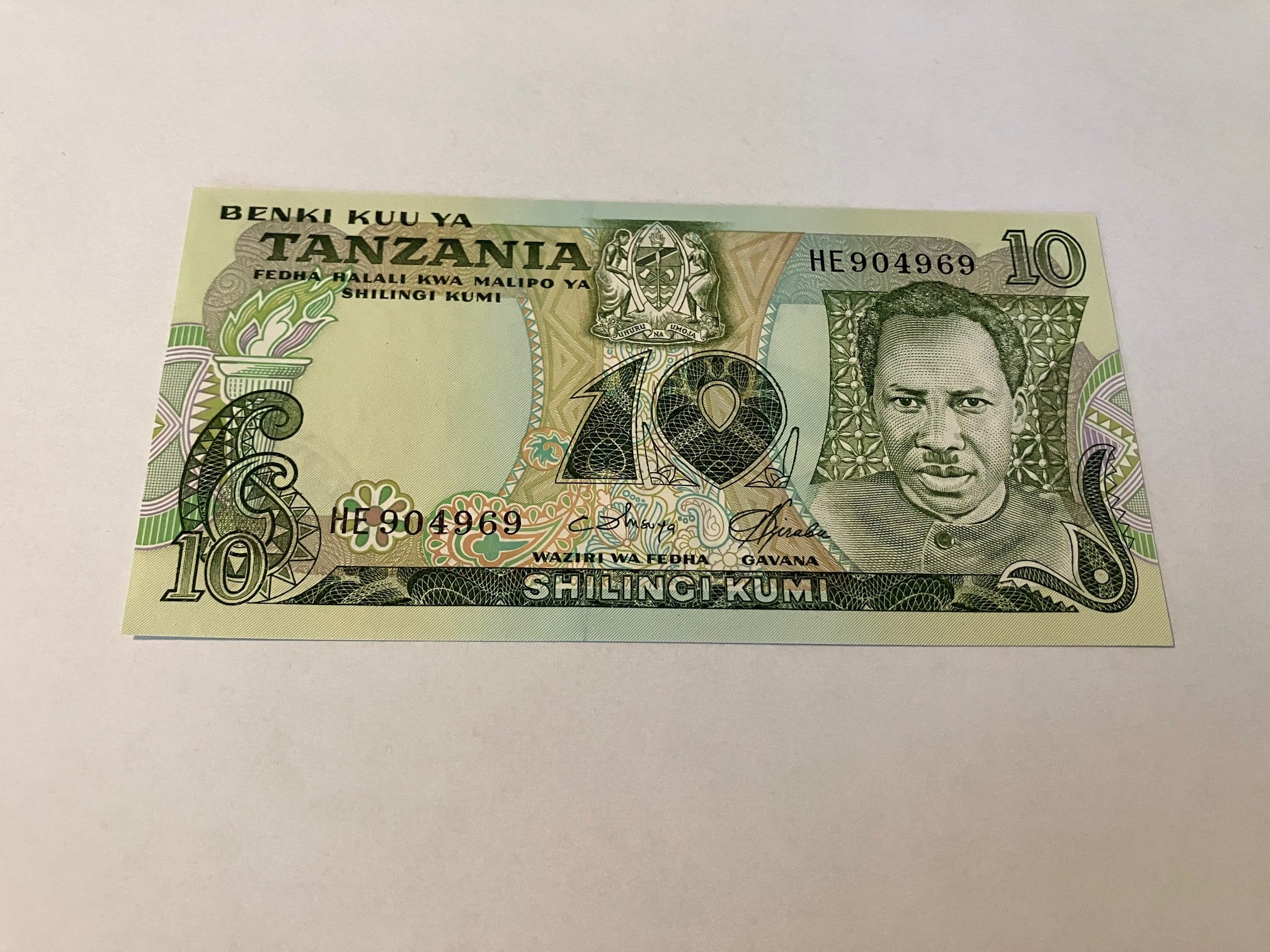 10 Shillings Tanzania