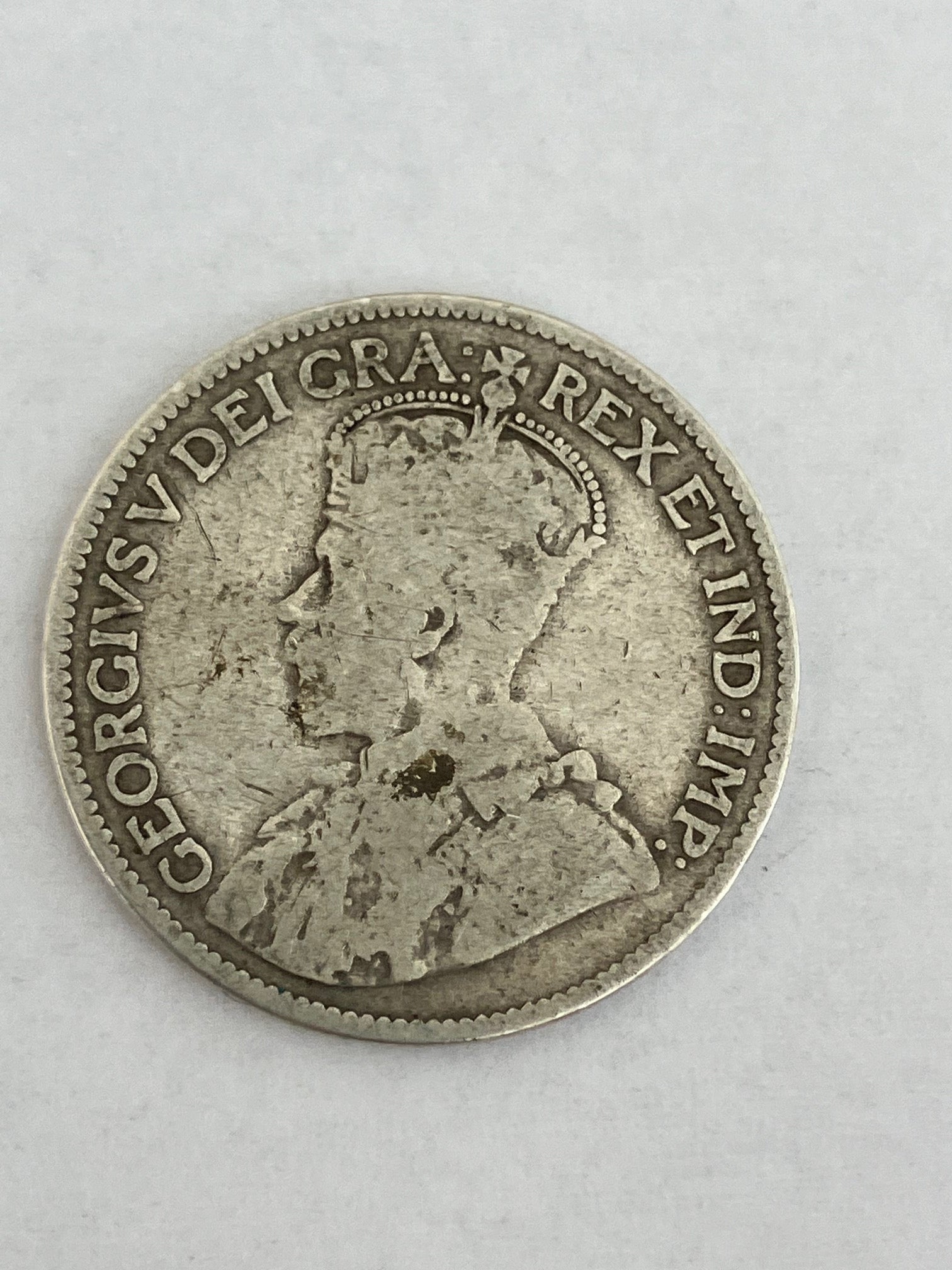 25 Cents Canada 1913