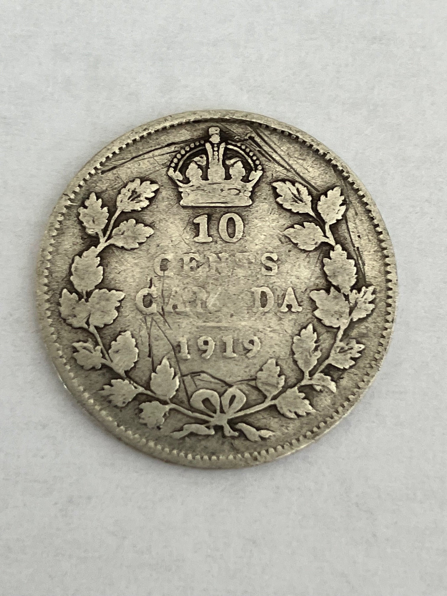 10 Cents Canada 1919