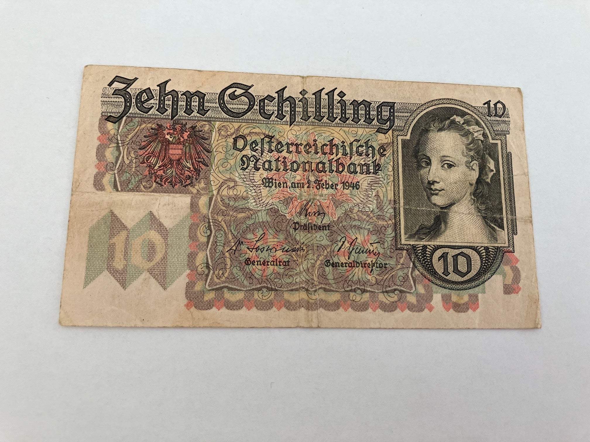 10 Schilling 1946 Austria