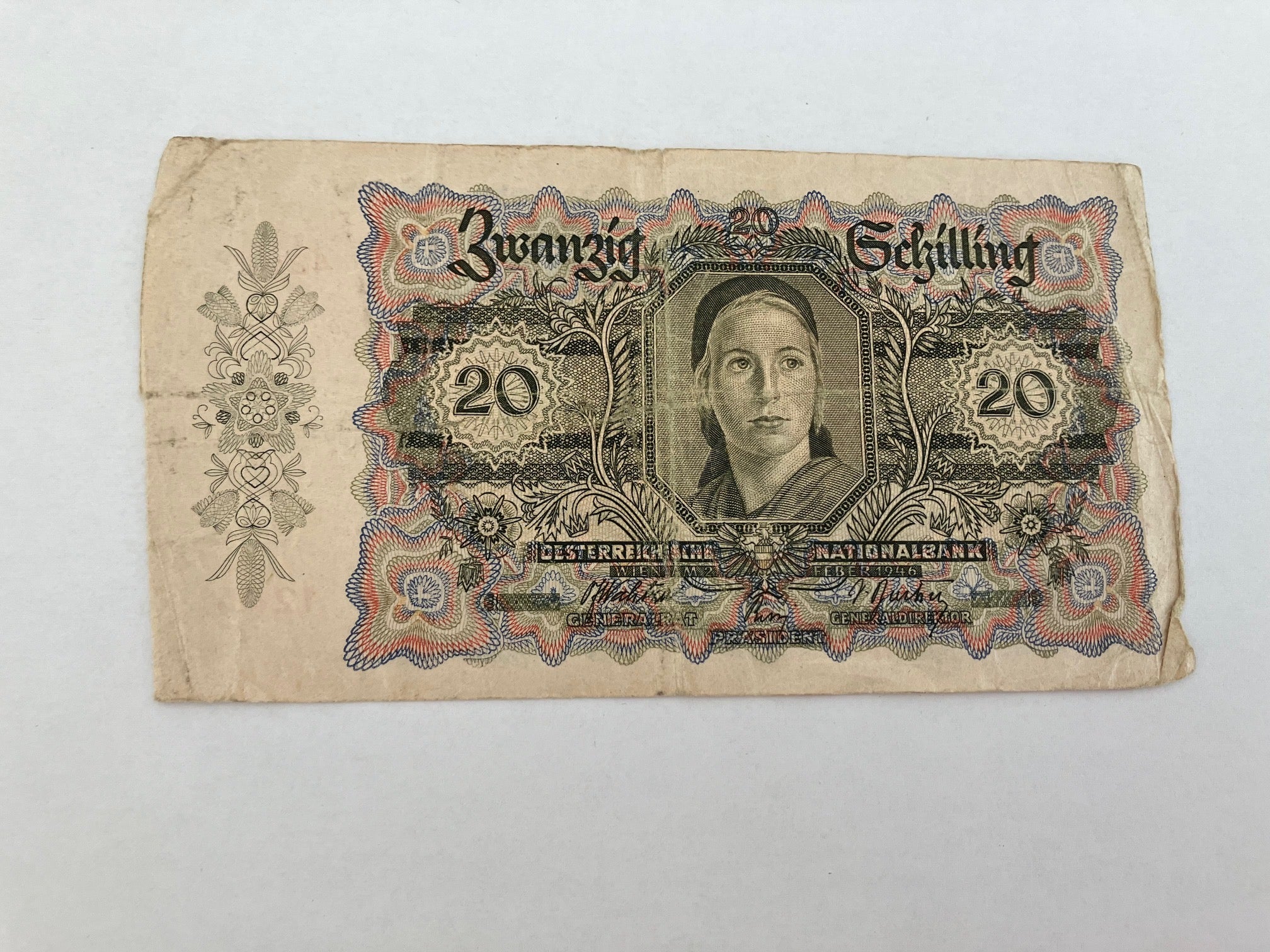 20 Schilling 1946 Austria