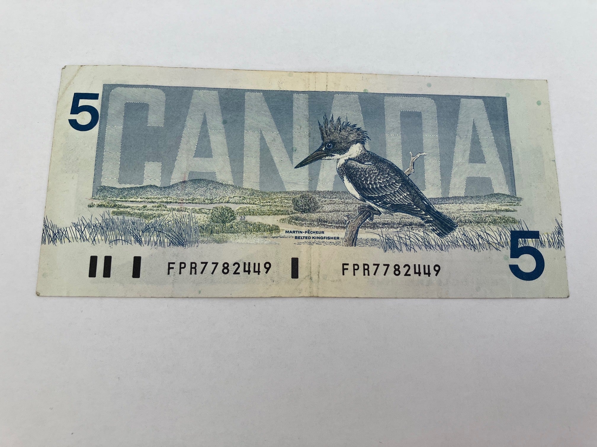 5 dollar Canada 1986