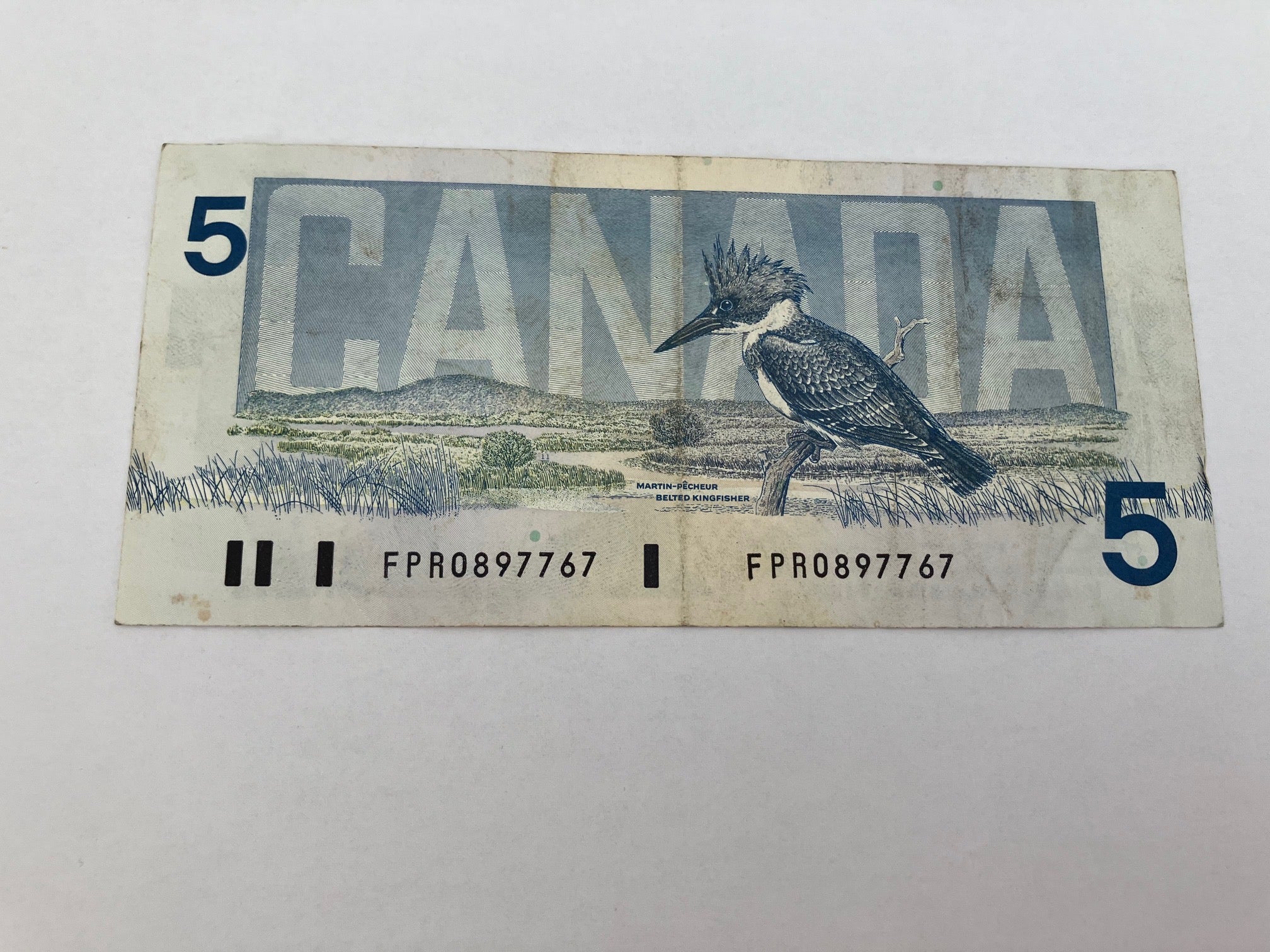 5 dollar Canada 1986