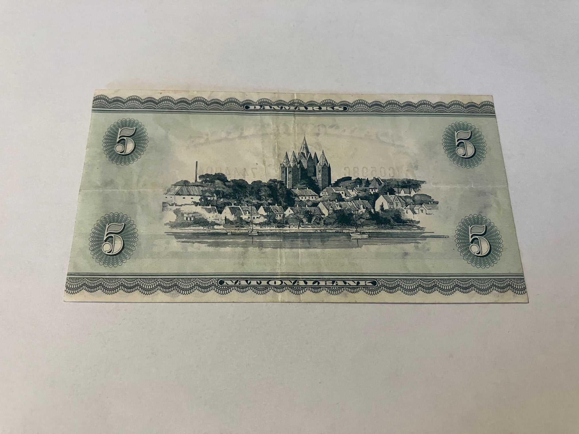 5 Kroner C0 1959 - Dårlig stand