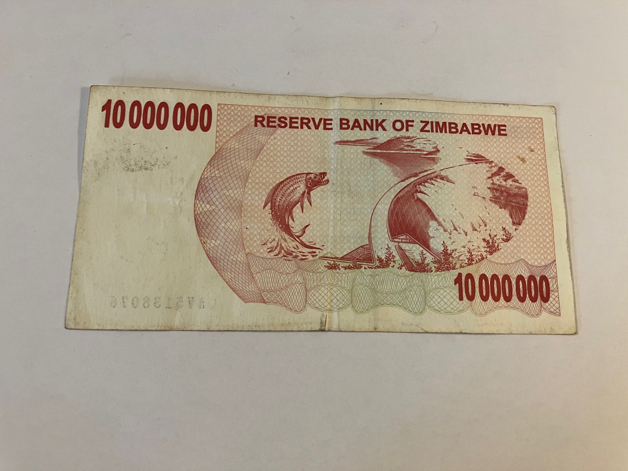 10.000.000 Dollar Zimbabwe