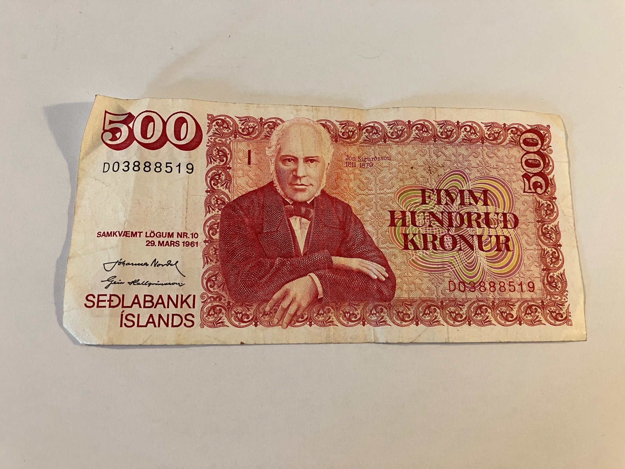 500 Kronur Iceland