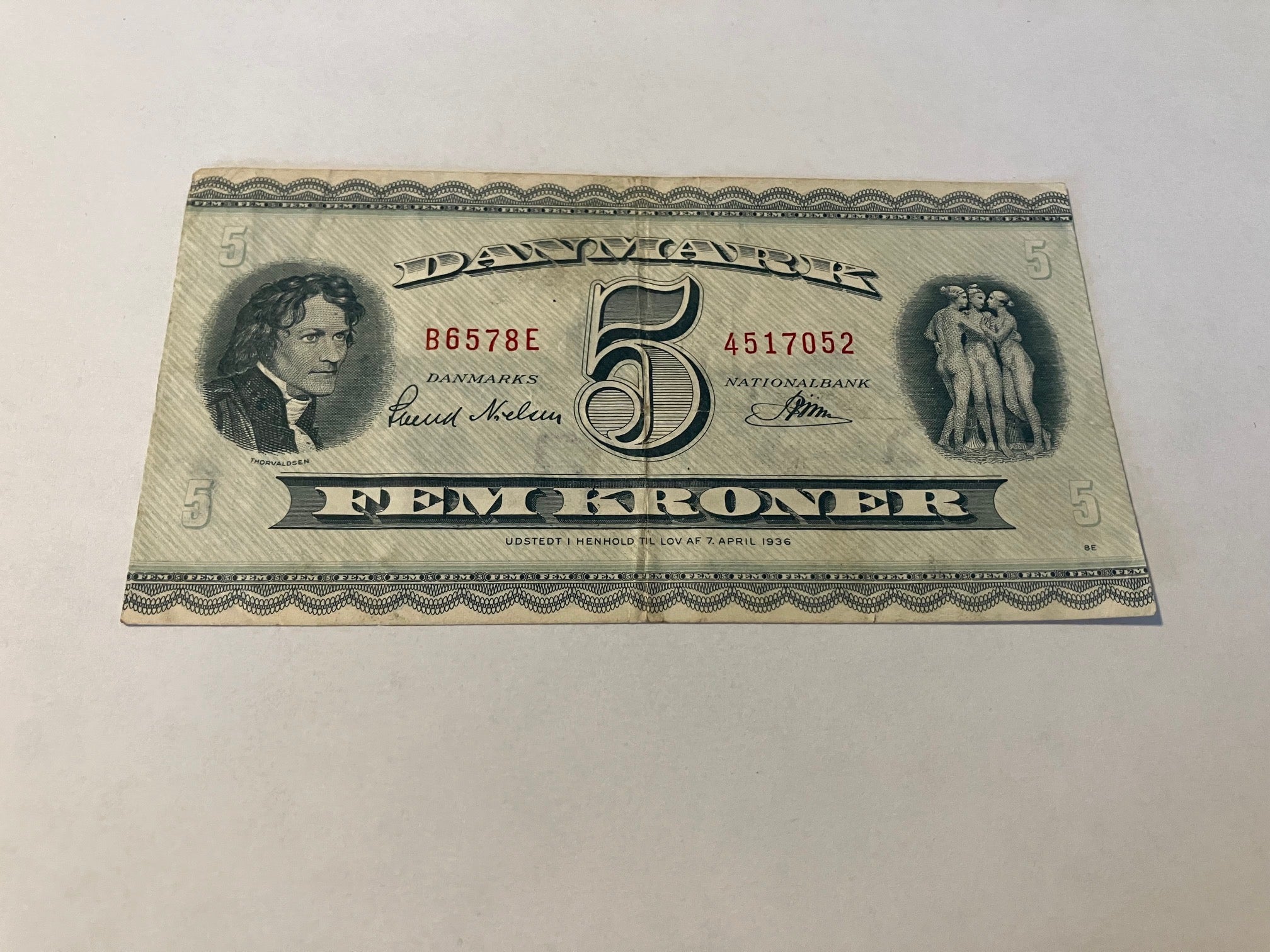 5 Kroner B6 1957