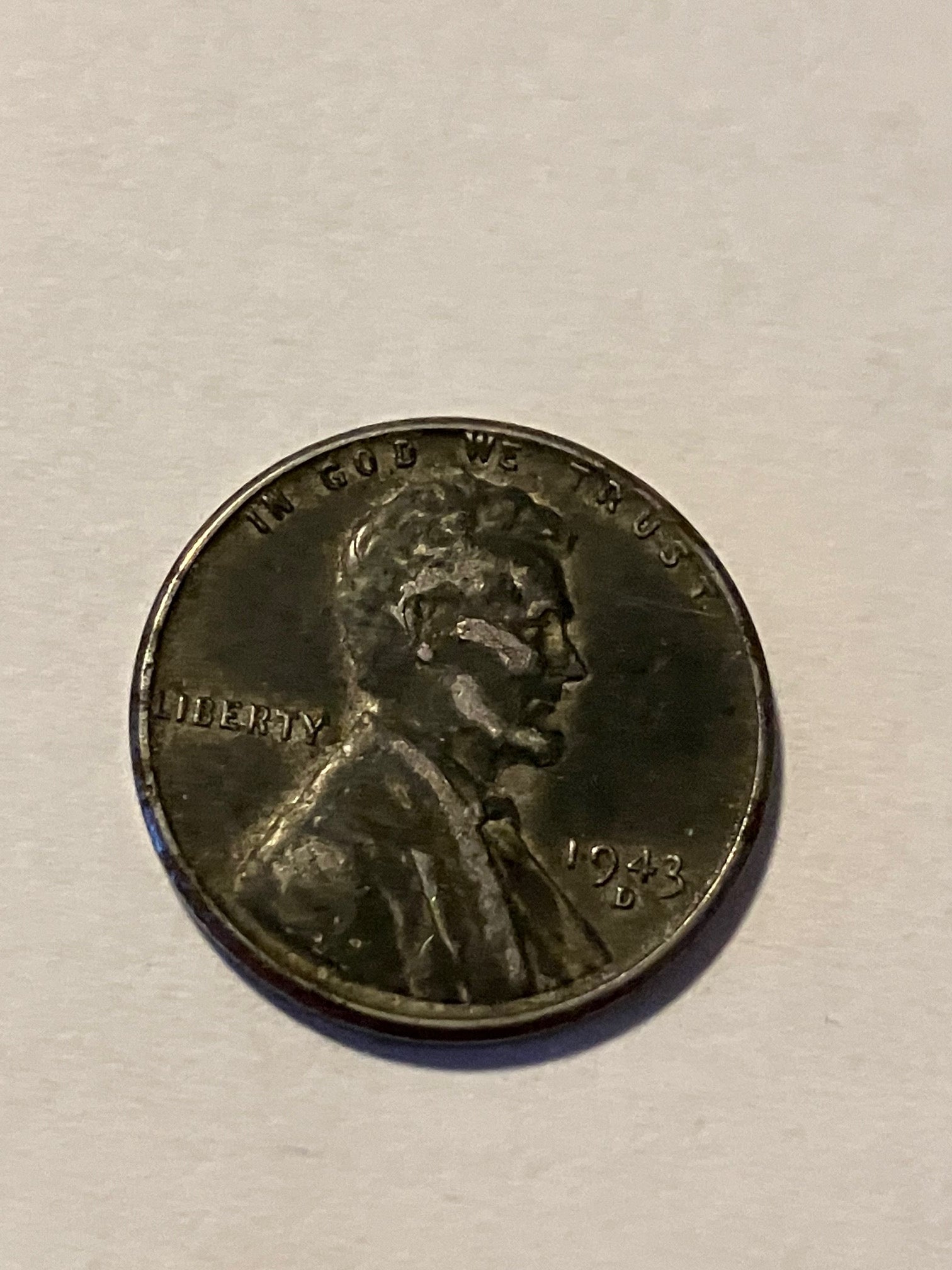 One Cent USA 1943 D