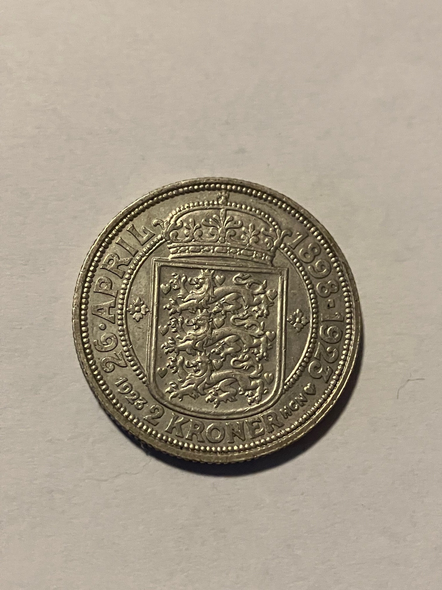 2 Kroner 1923 - Pæn