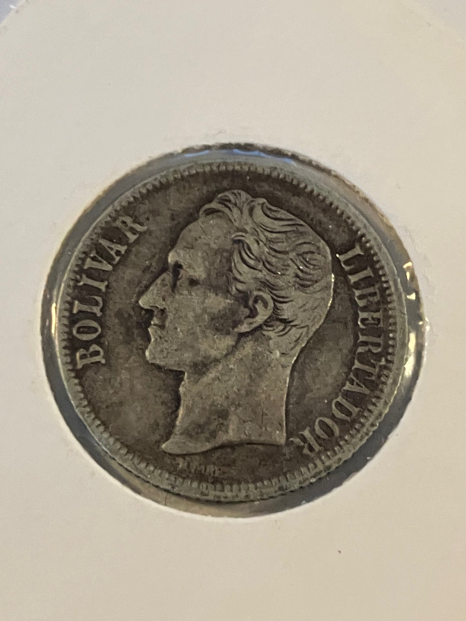 Un Bolivar 1954 Venezuela