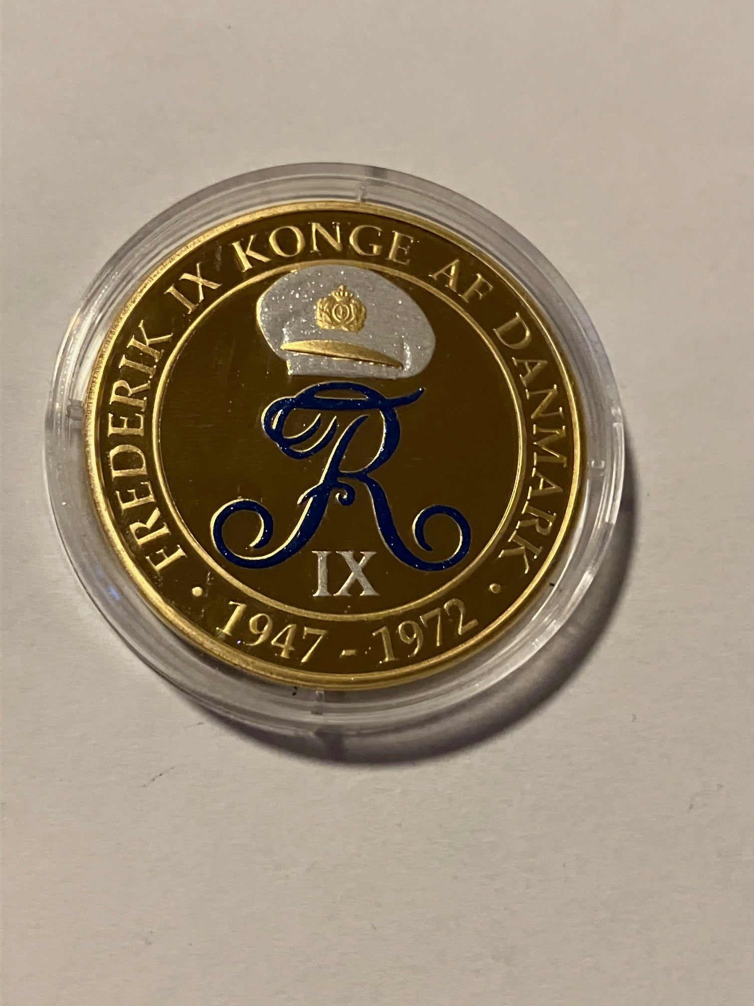 Frederik IX Konge af Danmark - Forgyldt Medalje