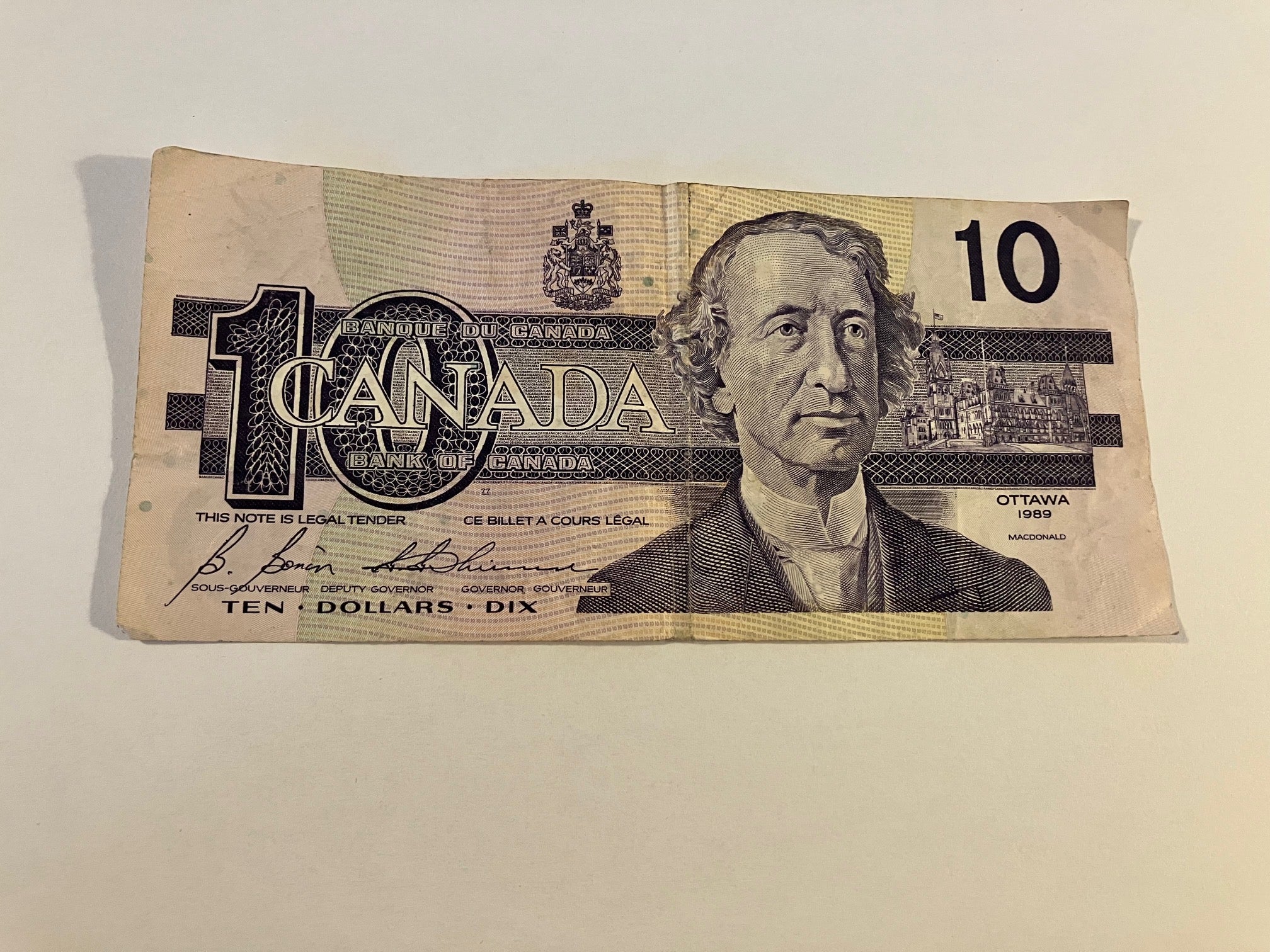 10 Dollar Canada 1989