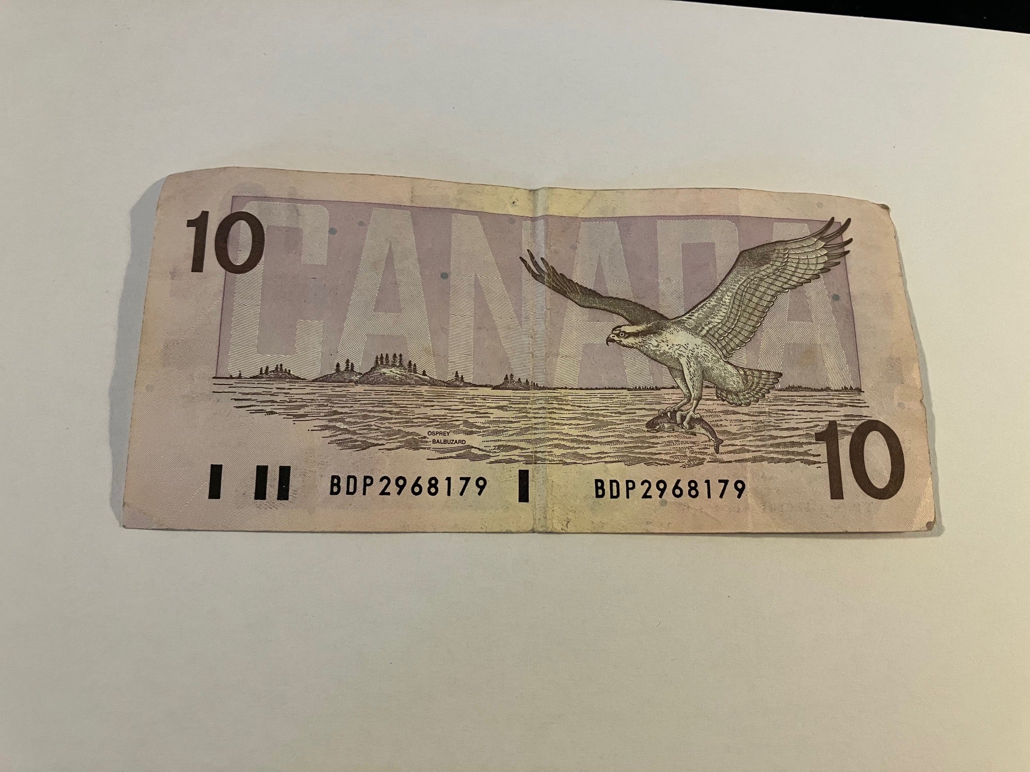 10 Dollar Canada 1989
