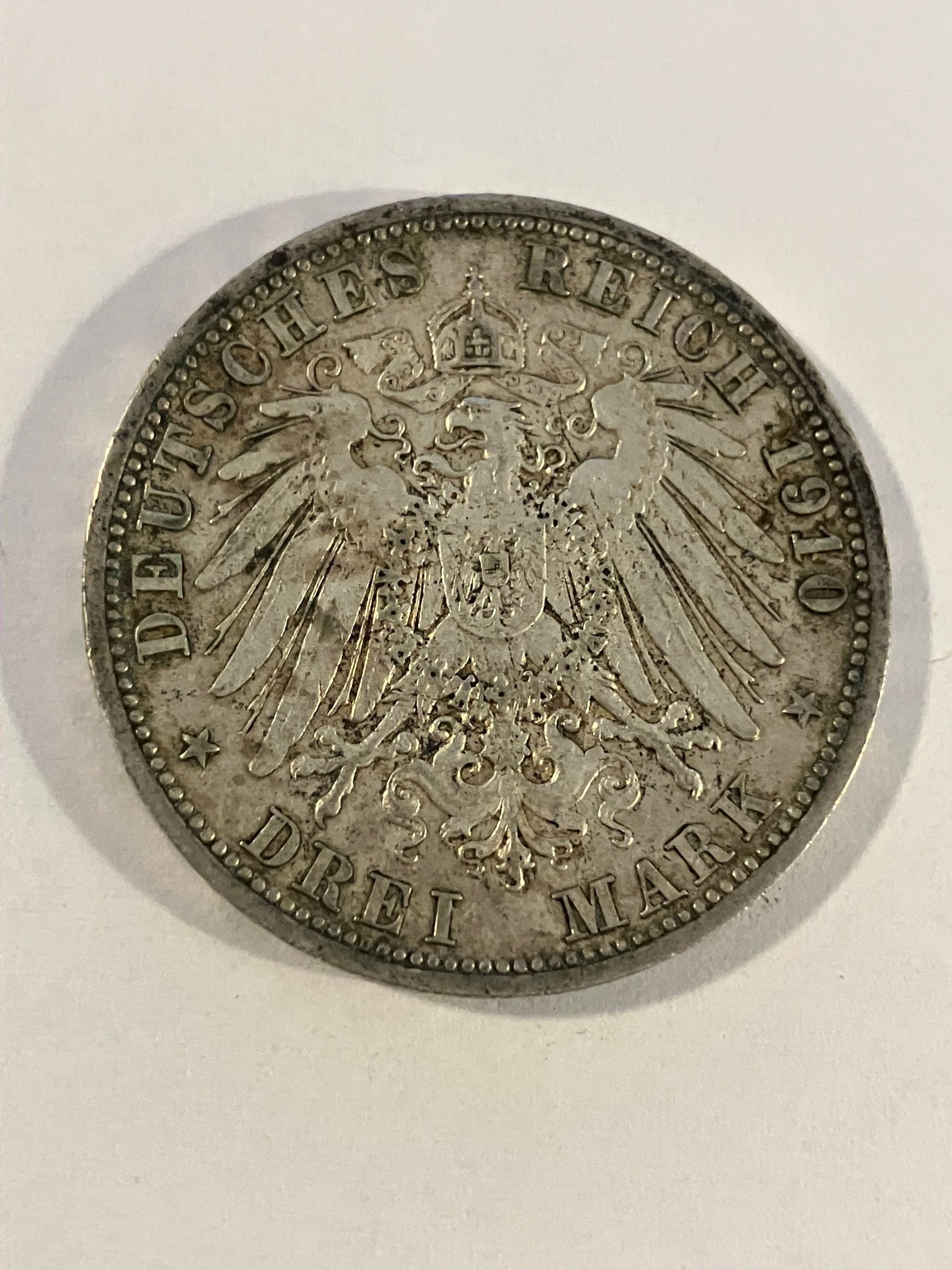 Drei Mark 1910 Germany