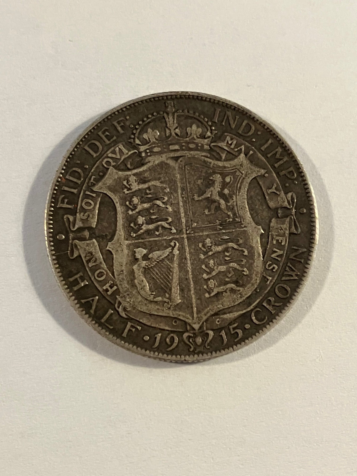 Half Crown England 1915