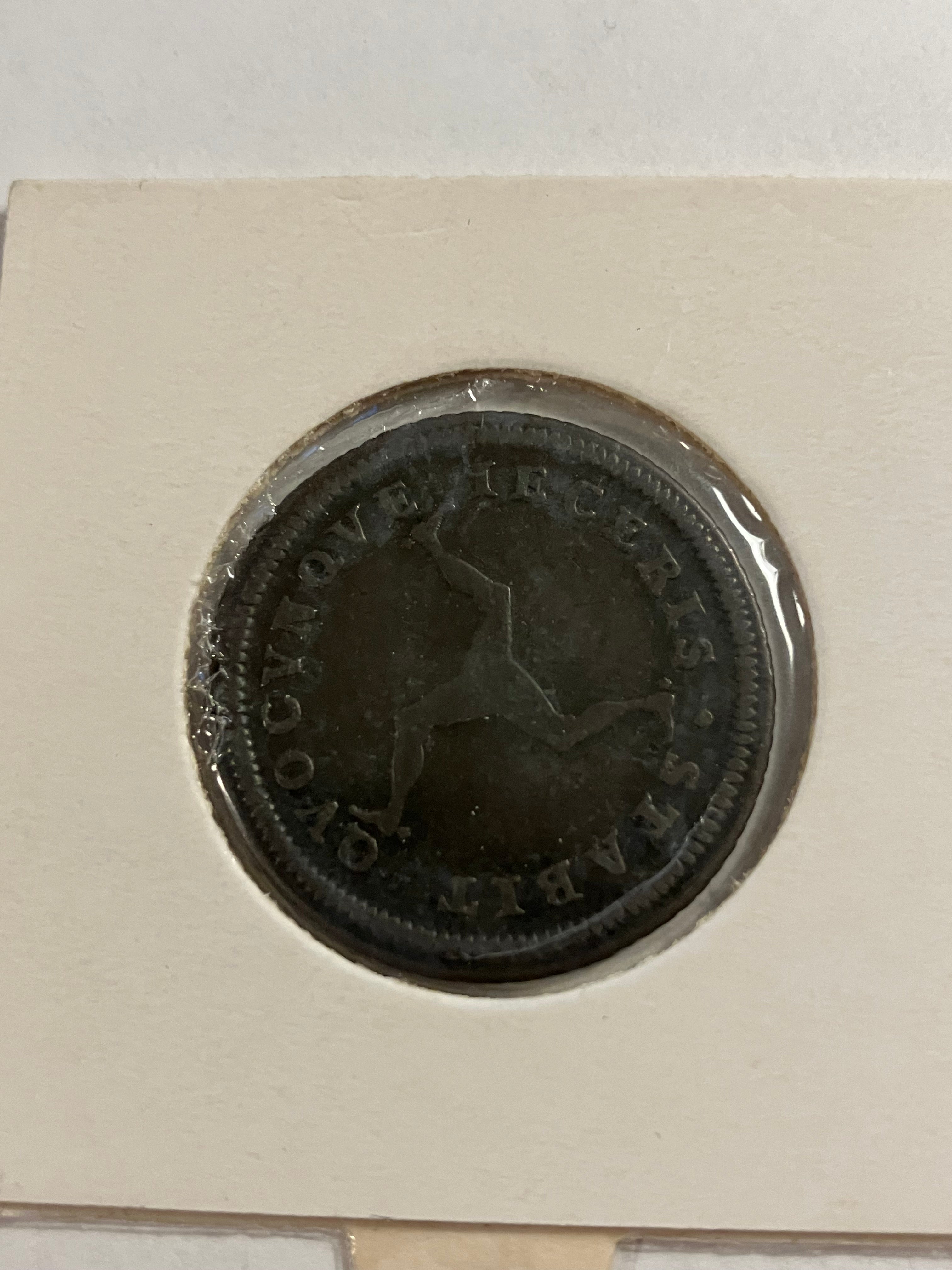 Isle of man 1/2 penny 1786