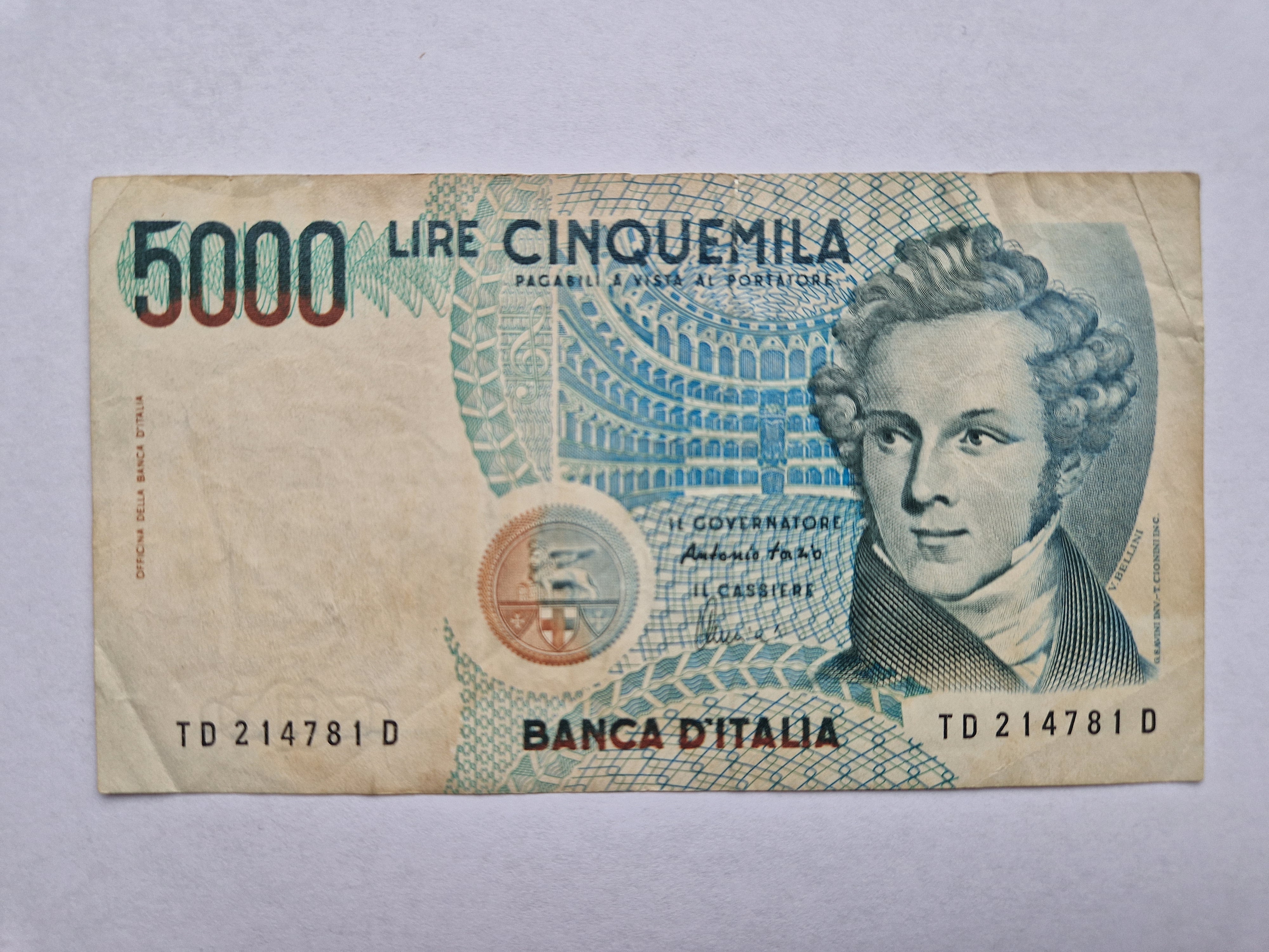 5000 Lire Italy