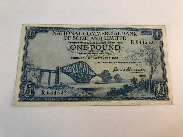 One Pound Scotland 1959