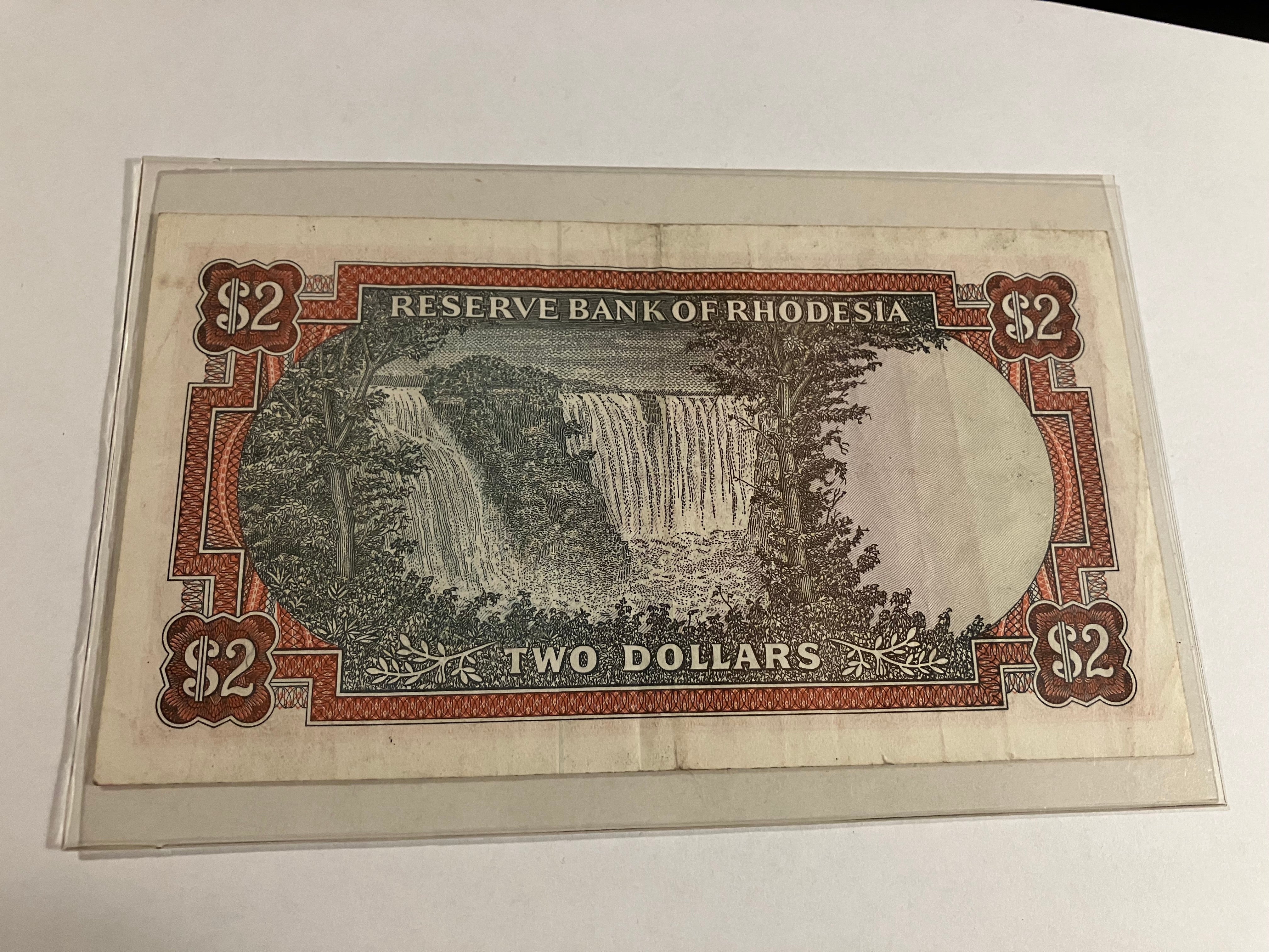 Rhodesia 2 Dollars 1976